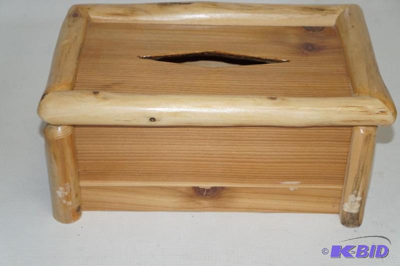 Wood Tissue Box