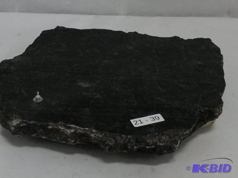 Black Granite Tray with Candle