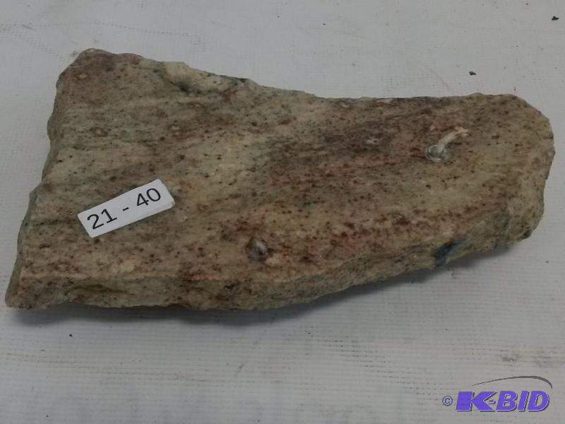 Small Granite Slab with Candle