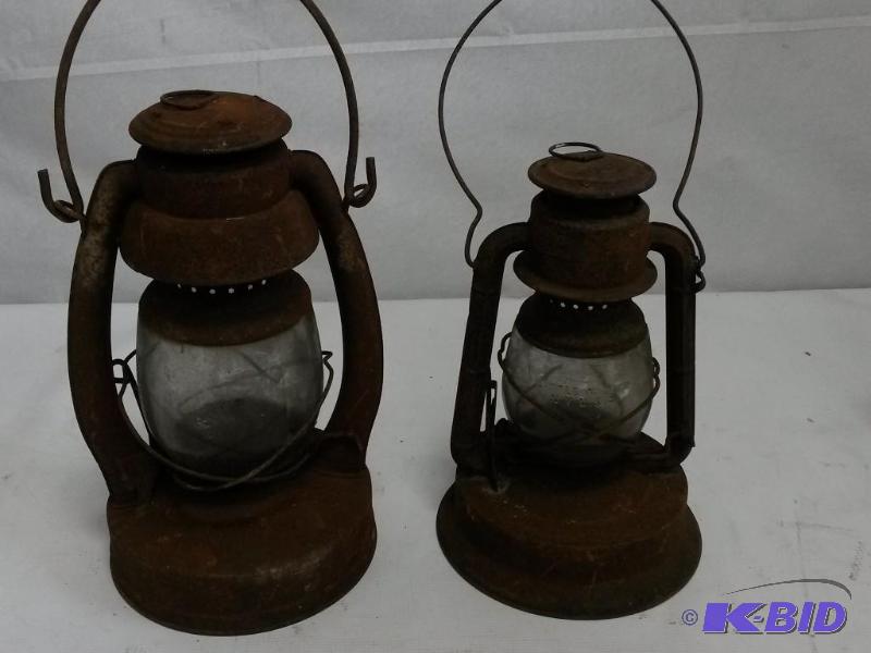 Two Vintage Oil Lamps