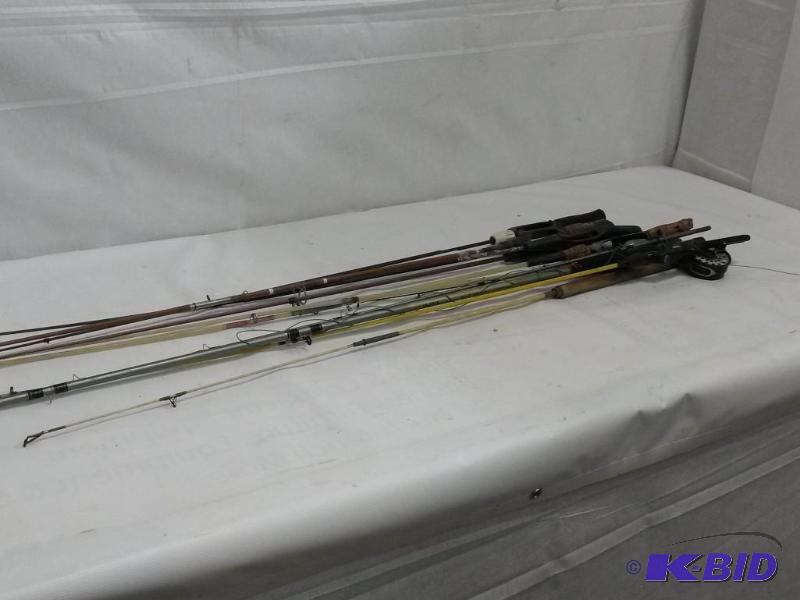 Lot of Vintage Fishing Poles