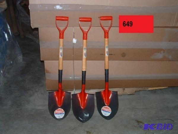 AMES AMERICAN MADE SHORT HANDLE SPADE SHOVELS...