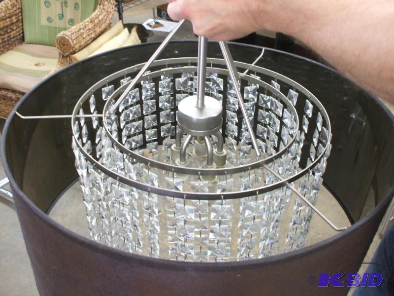 lot 10 image: Crystal Chandeliers