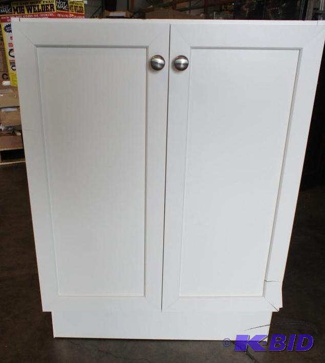 lot 16 image: Glacier Bay Vanity, Dimensions 24.5" wi...