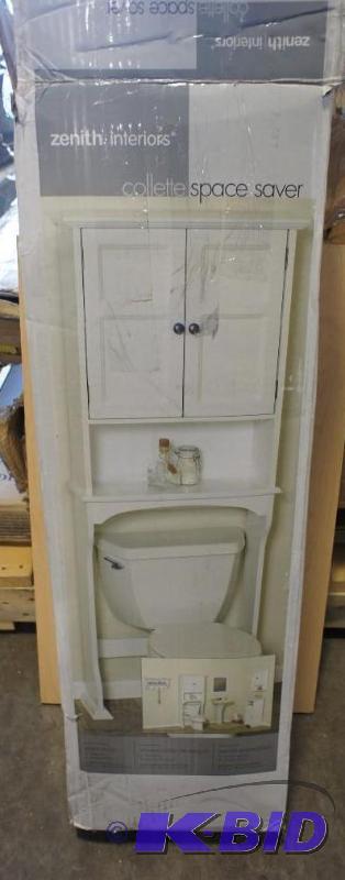 lot 28 image: Zenith Collette Over the toilet space saver ...