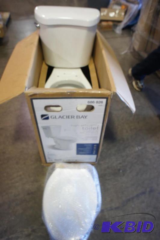 lot 49 image: Glacier Bay Toilet  No cracks in base  Grea...
