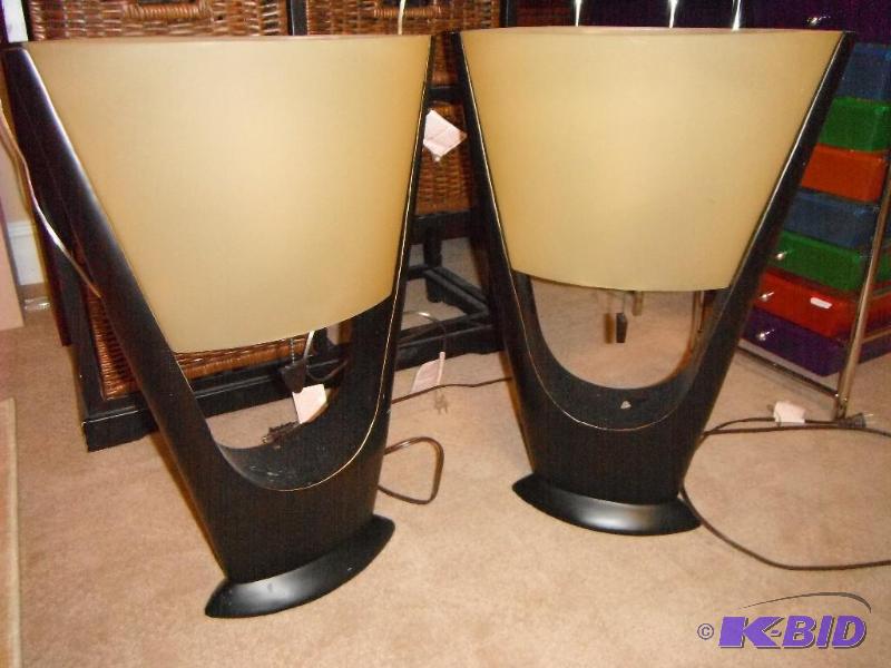 lot 28 image: Two Decorative Lamps...