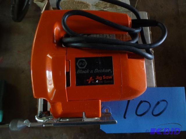 Black and Decker Variable speed Jig Saw...