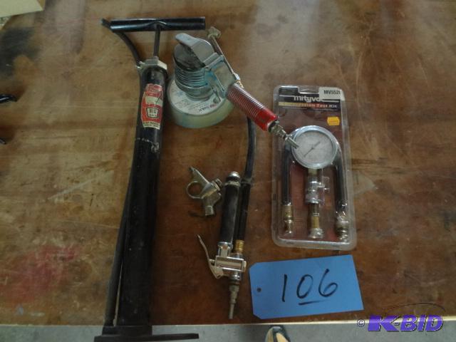 Air Pump, gauge, end, disc...