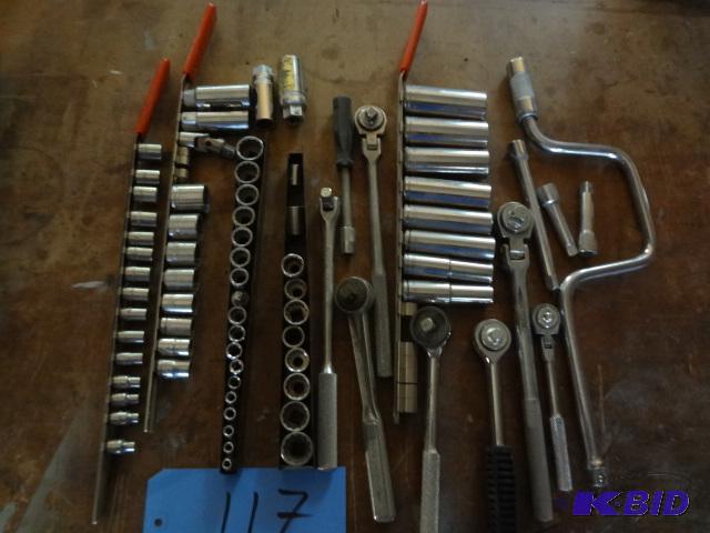 Lot of Ratchets, Sockets...
