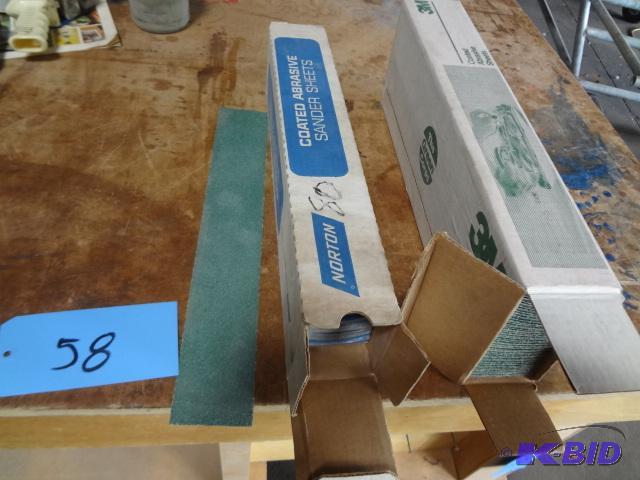 Abrasives for #57...