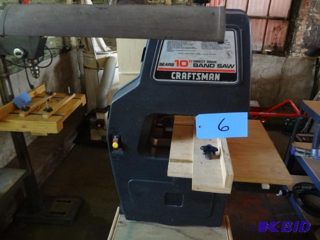 Craftsman 10Bandsaw on Wheeled stand, light...