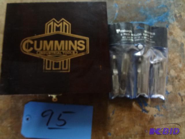 9 pc Hollow Punch Set, Chisel Set...