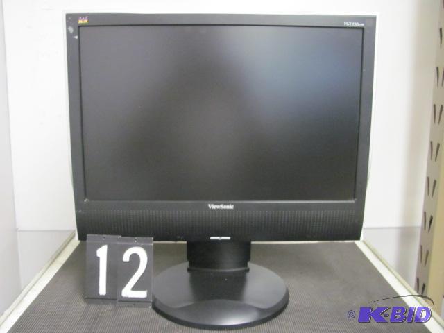 lot 12 image: Viewsonic VG1930wm 19" LCD monitor. This...
