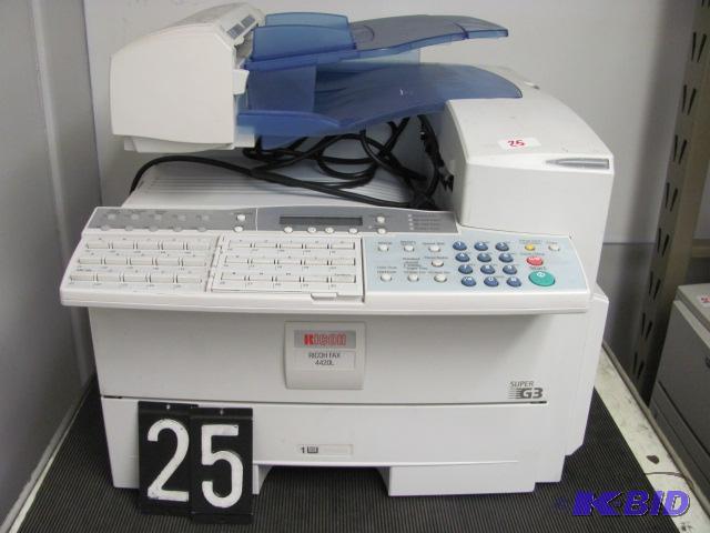 lot 25 image: Ricohfax 4420L faxcoppier. This unit has pri...
