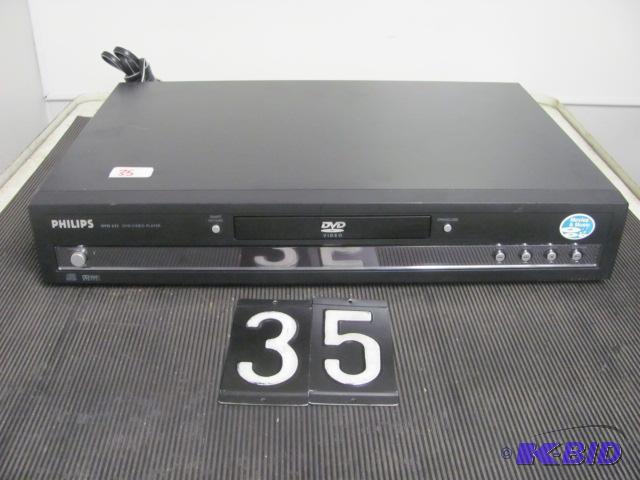 lot 35 image: Philips DVD-623 DVD player. This unit powers ...