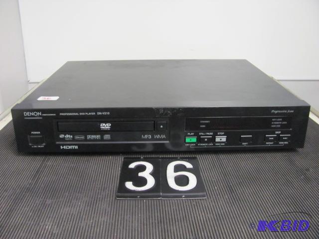 lot 36 image: Denon DN-V210 professional DVDWMAMP3 player...