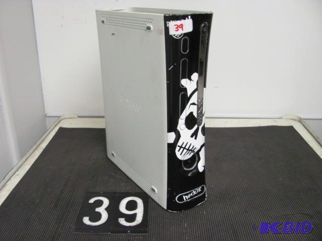 lot 39 image: Xbox 360 with custom faceplate. This unit is ...