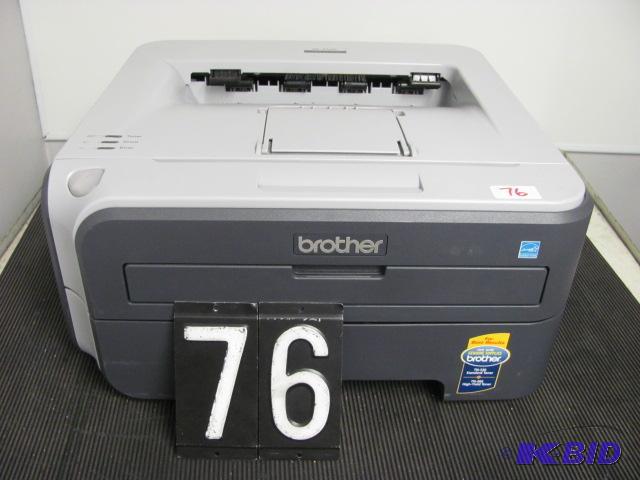 lot 76 image: Brother HL2140 printer. This unit has printed...