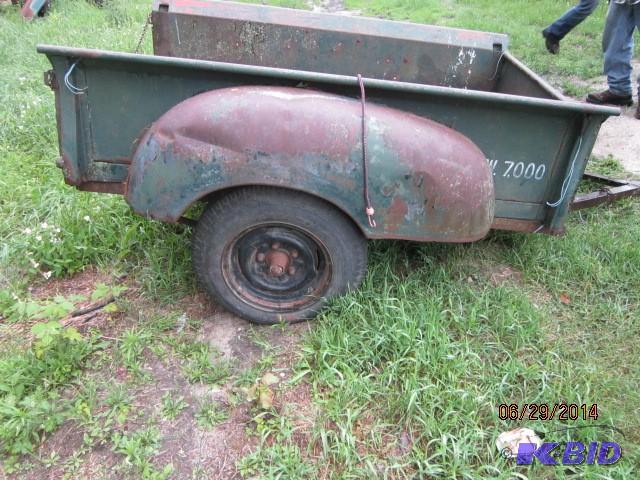 Utility Yard Trailer 51-52 Chev Box