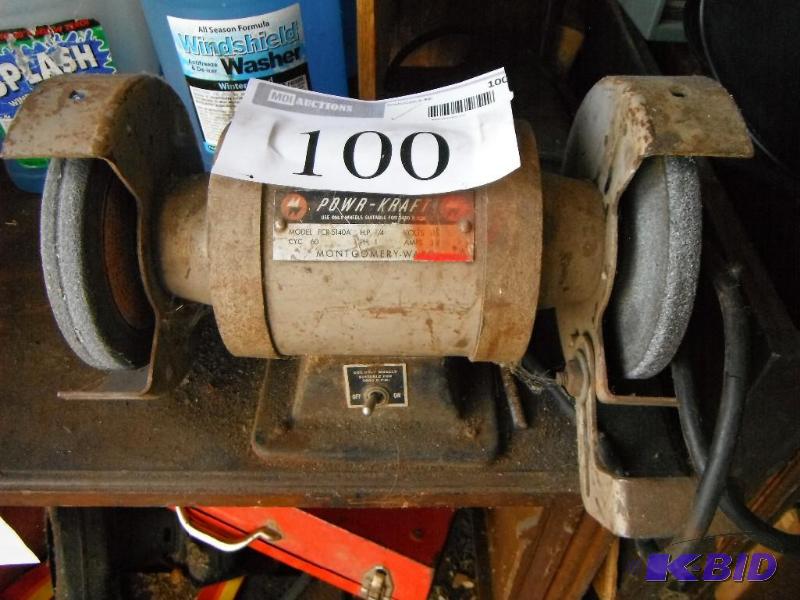 lot 100 image: Power-Kraft Grinder. Model FCR 5140A, HP 14,...