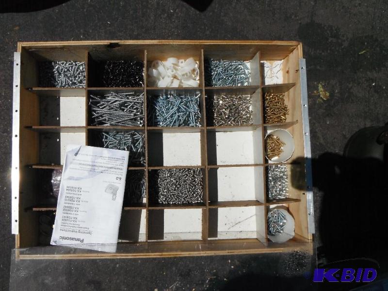 lot 110 image: Drawer with various Screws ...