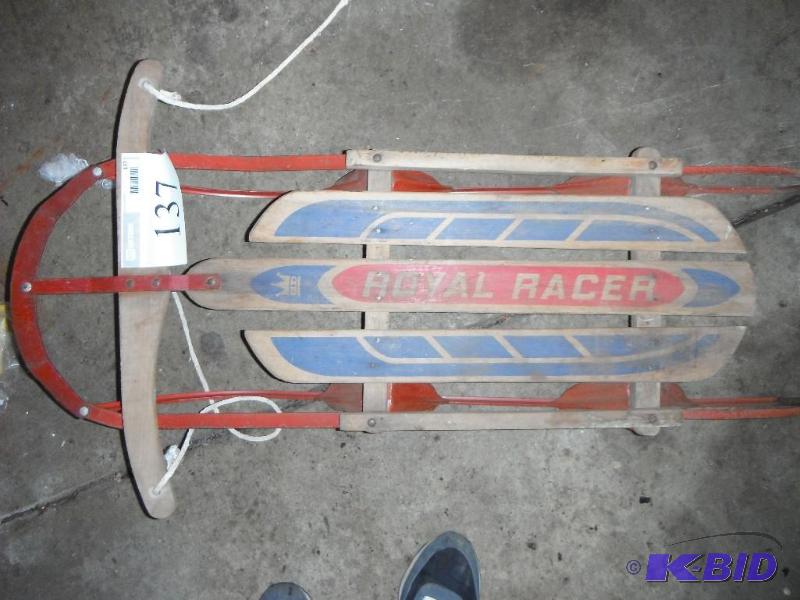 lot 137 image: Royal Racer Sled...