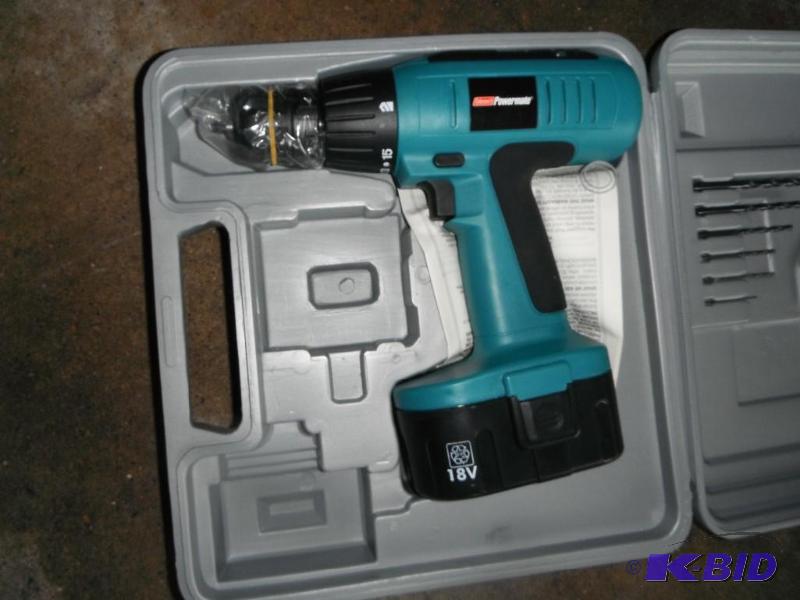 lot 22 image: Coleman Powermate Cordless Rechargeable Drill...