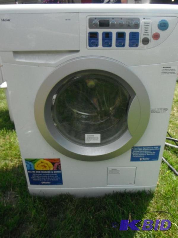 lot 245 image: Haier 850x550x595(mm) Washer and Dryer Combo ...