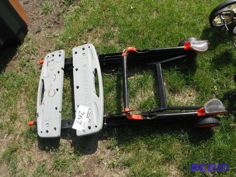 lot 267 image: Black & Decker Portable Work Bench...