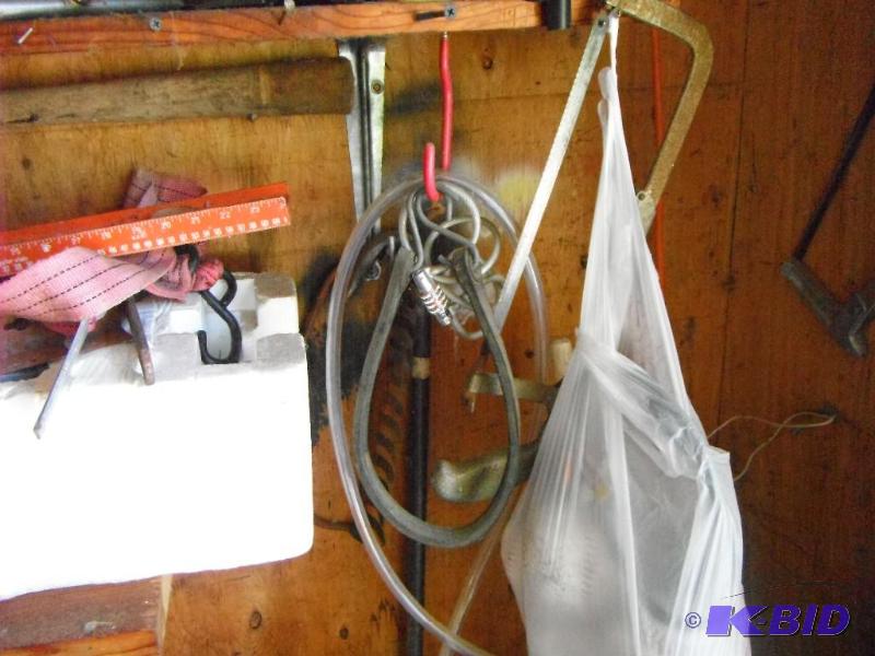 lot 28 image: Shelf Lot with an assortment of items includi...