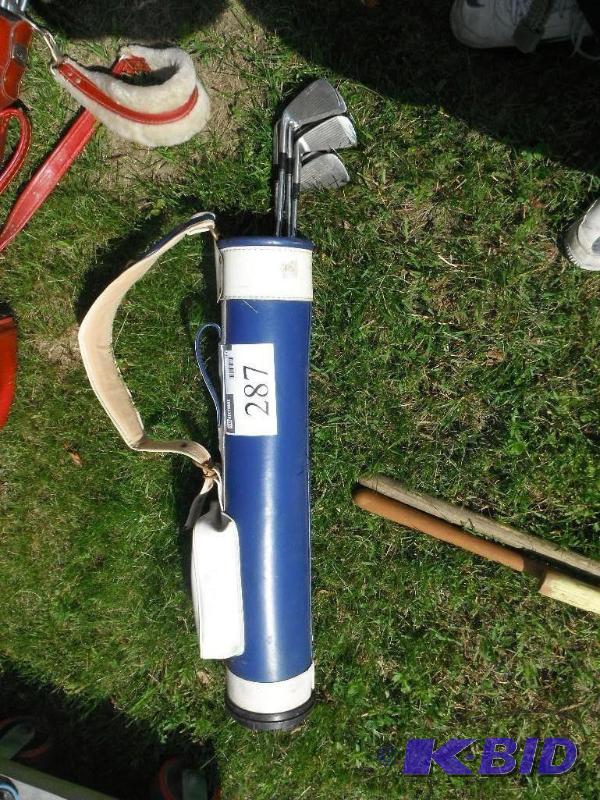 lot 287 image: Golf Bag and Golf Clubs...