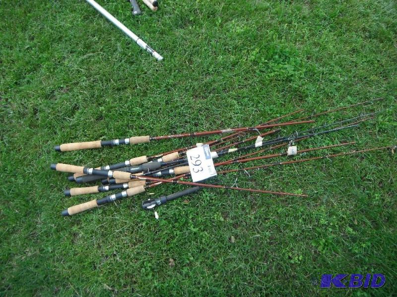lot 293 image: 7 Fishing Rods...