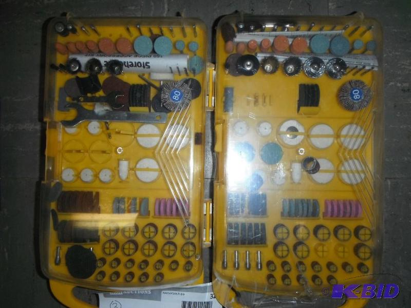 lot 320 image: 2 Storehouse Rotary Tool Accessory Kits...