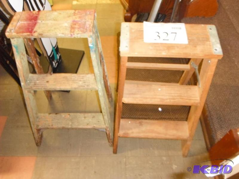 lot 327 image: 2 Stepping Ladders...