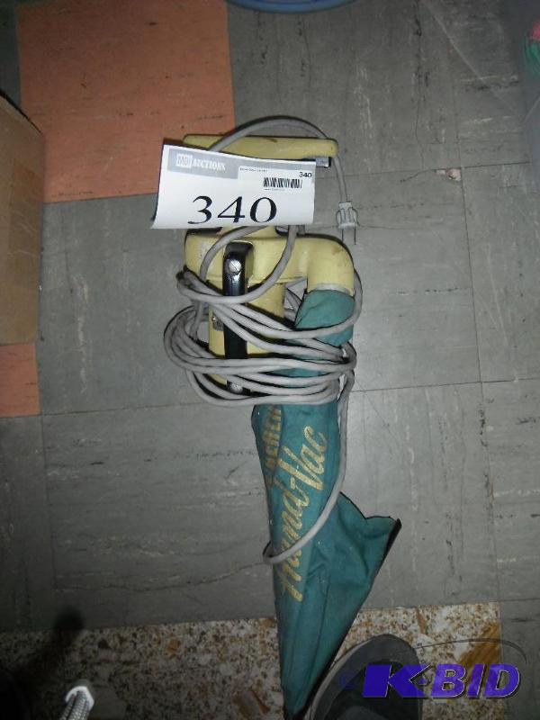 lot 340 image: Corded Hand Vacuum...