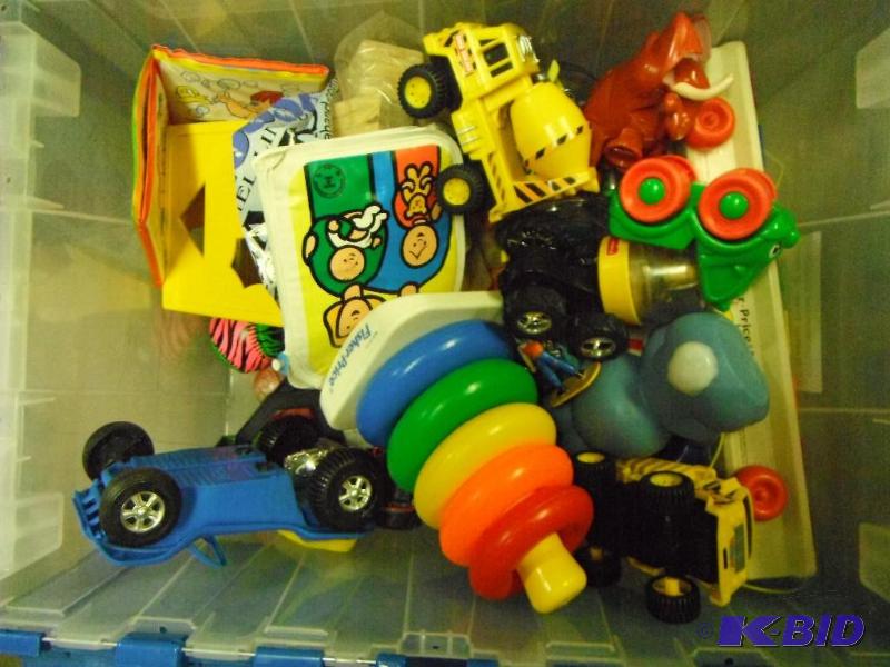 lot 342 image: Box of various childs toys...
