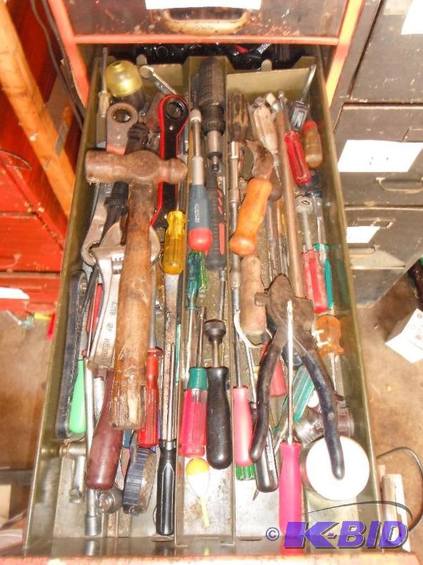 lot 37 image: Drawer Lot with an assortment of items includ...