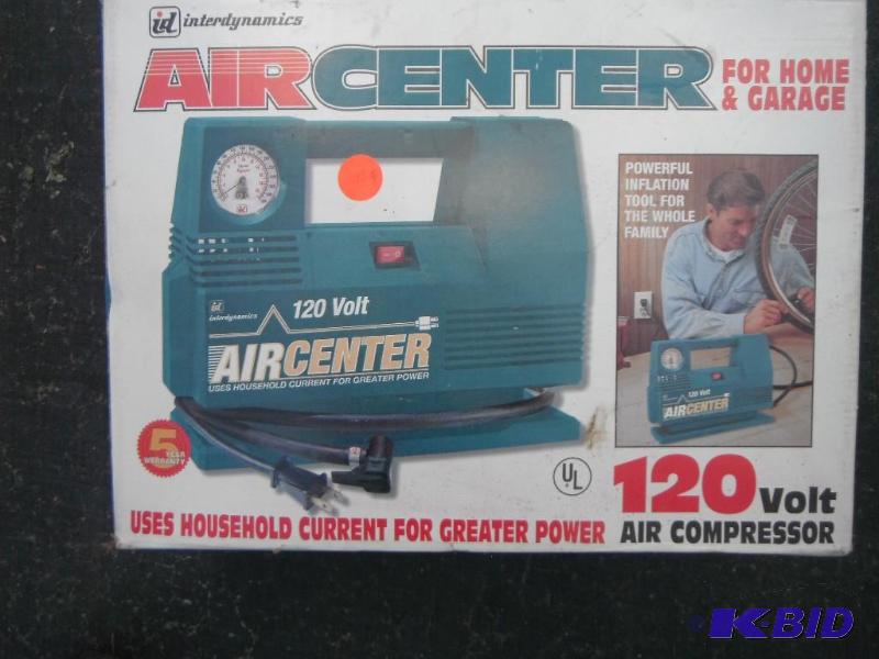 lot 56 image: Air Center 120 Volt Air Compressor...