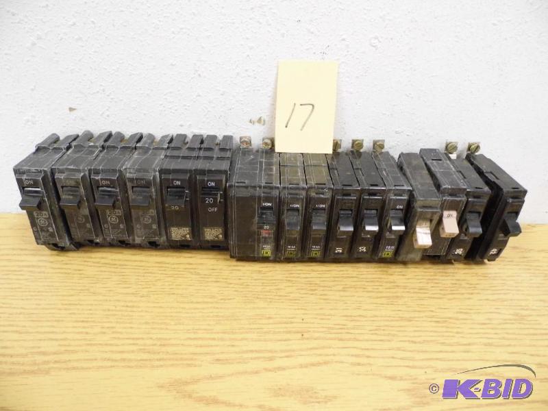 lot 17 image: 16 - 20 AMP Breakers