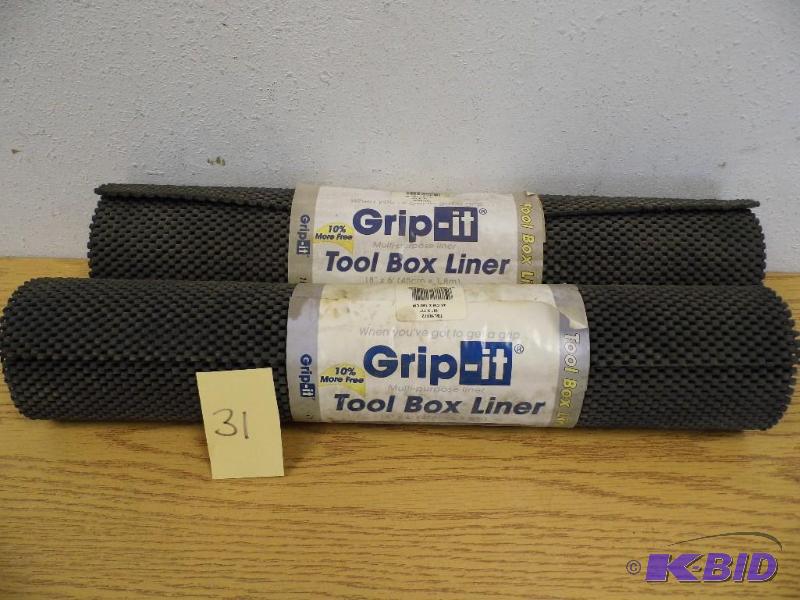 lot 31 image: 2 Grip It Tool Box Liners