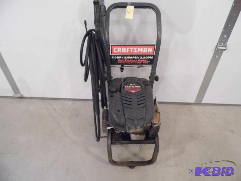 lot 40 image: Craftsman 6.0 Power Washer