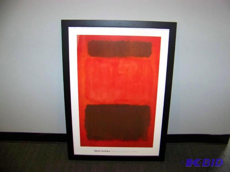 lot 11 image: Brown and Black in Reds by Mark Rothko
