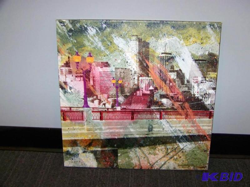 lot 2 image: Minneapolis Skyline by Ed Boch
