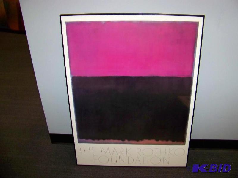 lot 22 image: Mark Rothko Foundation Print