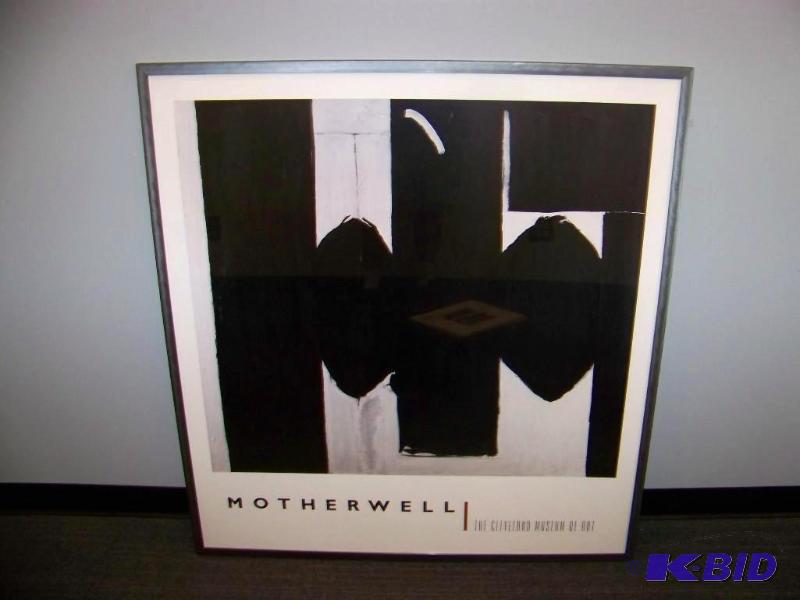 lot 27 image: Elegy to Spanish by Motherwell