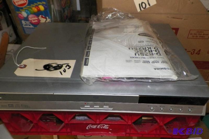 lot 103 image: Toshiba Dvd Video Recorder