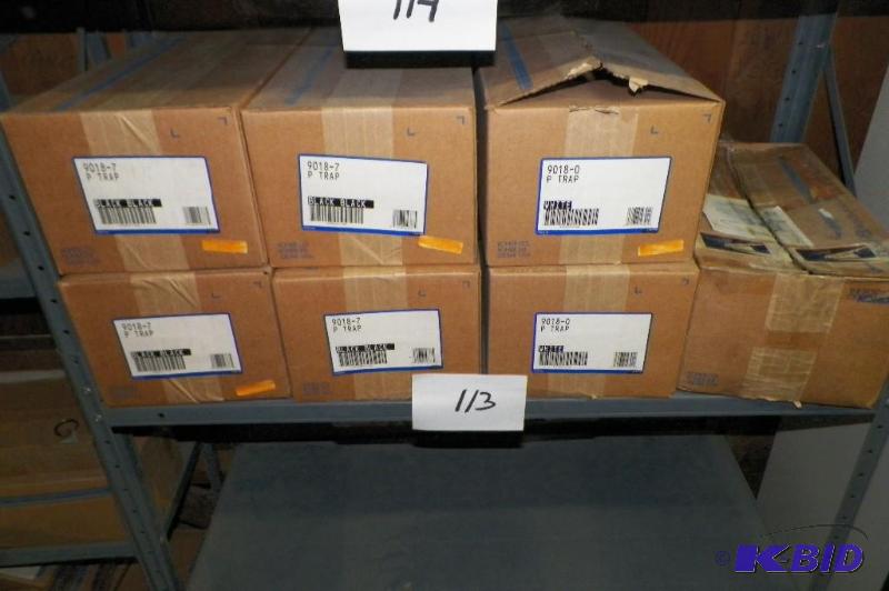 lot 113 image: Kohler 7 Boxes of P-Traps