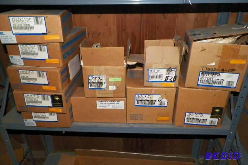 lot 135 image: Kohler boxes of parts