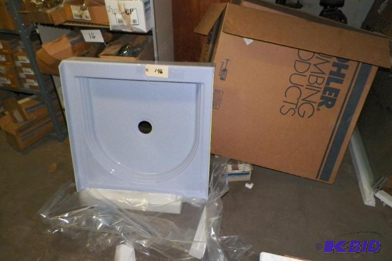 lot 146 image: Kohler 95316 Single Threshold Shower receptacle